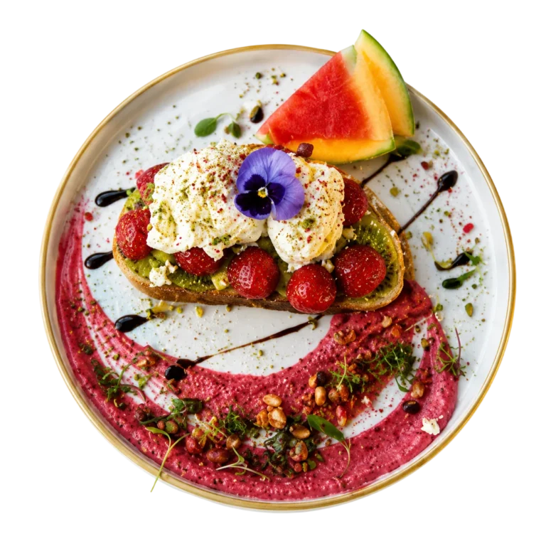 Summer Breeze vegetarian brunch on sourdough at Cloud 7